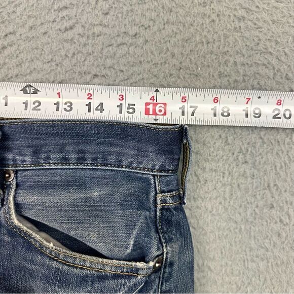 Levis 501XX Jeans Mens 32x32‎ Blue Denim Straight Leg Button Fly Paint Splatter - Picture 9 of 15